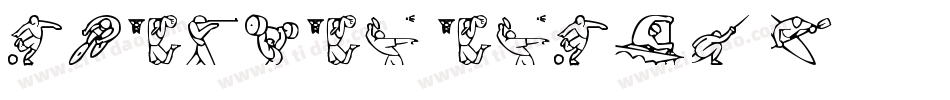 Olimpic Icons 1字体转换